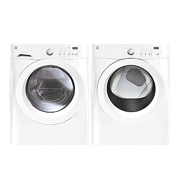BF Kenmore 3.7 cu ft washer 7 cu ft dryer white